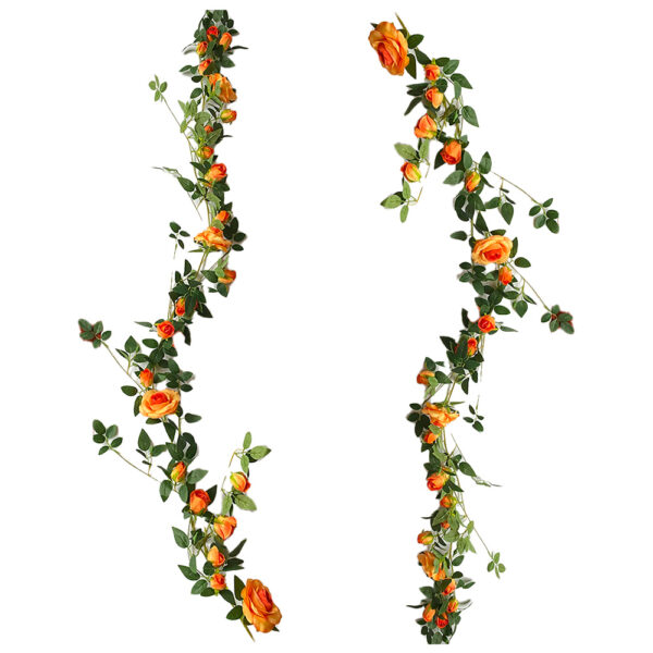 Alternative view of Blomstersnor – Kunstig blomstersnor til altan, silke, 180 cm