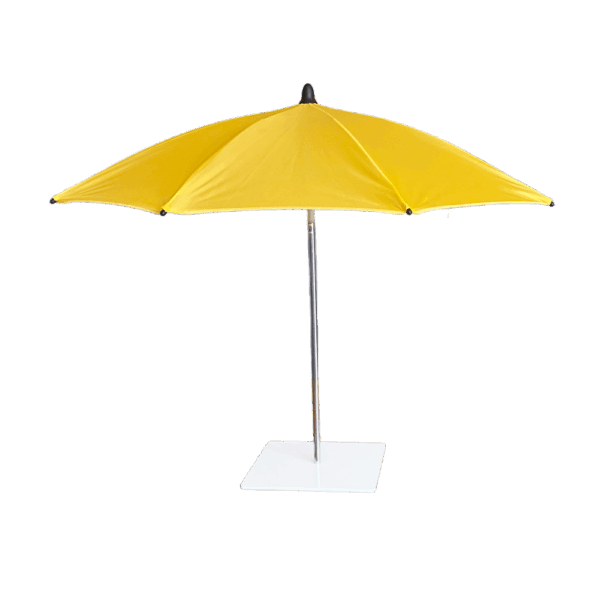 Bordparasol 60cm - Gul