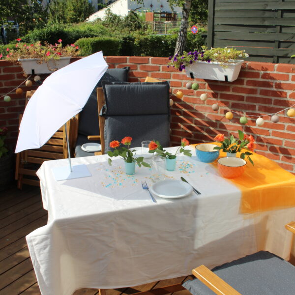 Alternative view of Bordparasol 60cm - Hvid