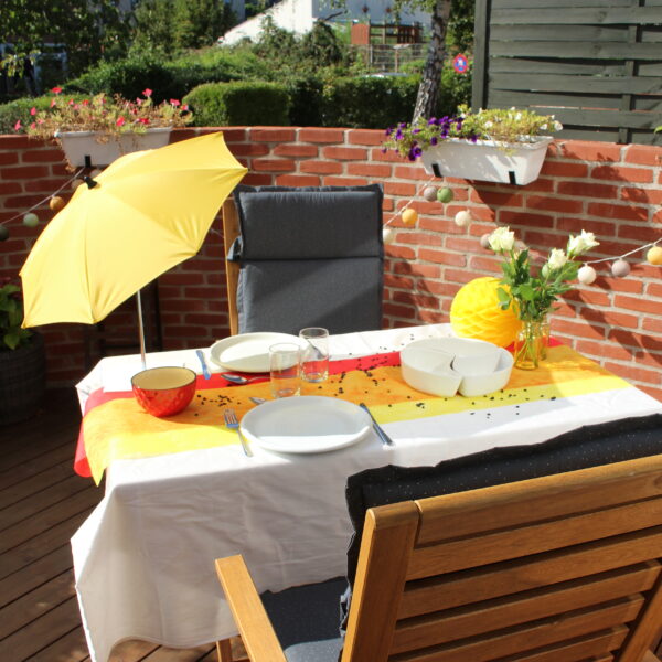 Alternative view of Bordparasol 60cm - Gul